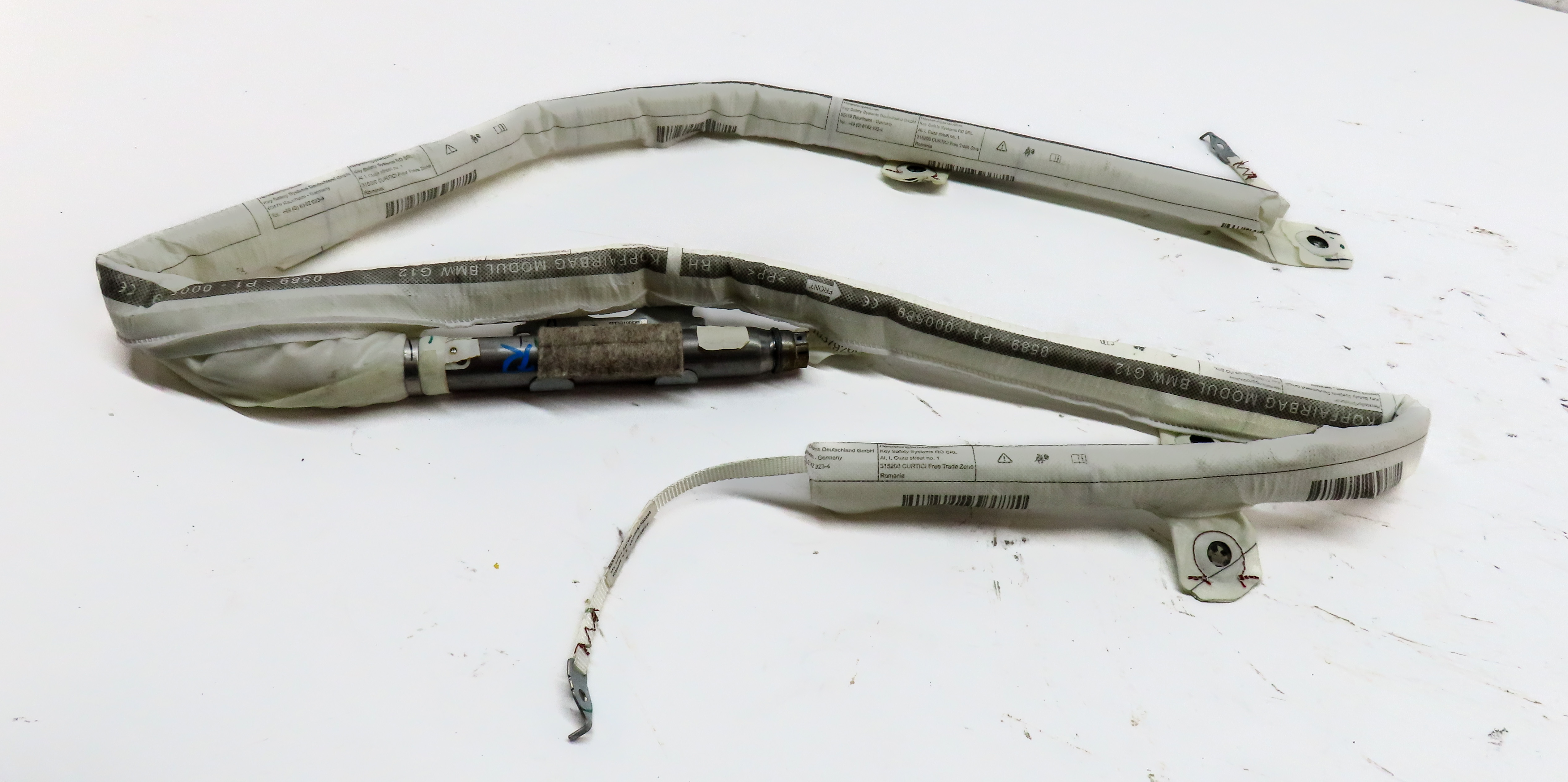 16-21 BMW 7 SERIES (G11) FRONT LEFT PASSENGER ROOF CURTAIN SRS AIRBAG AIR BAG — exact item pictured
